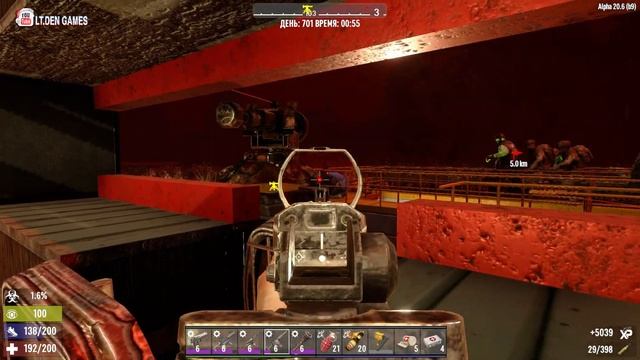 Симулятор очереди. База для орды. 7 Days To Die. Alpha 20.6 смотреть онлайн