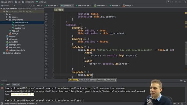 VUE JS 2 FRONTEND 33 Laravel + Angular 2 Vue js 2 смотреть онлайн