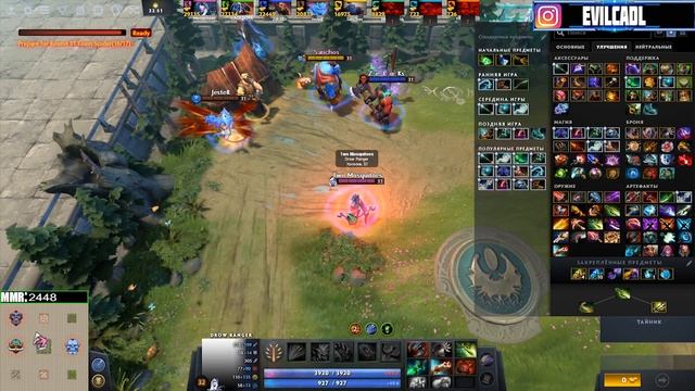ЭТОТ МАГ НЕ ПРОЩАЕТ! 2440 MMR в Custom Hero Chaos Dota 2 смотреть онлайн