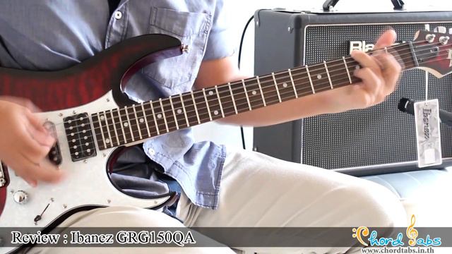 Review Ibanez GRG150QA by www.chordtabs.in.th смотреть онлайн