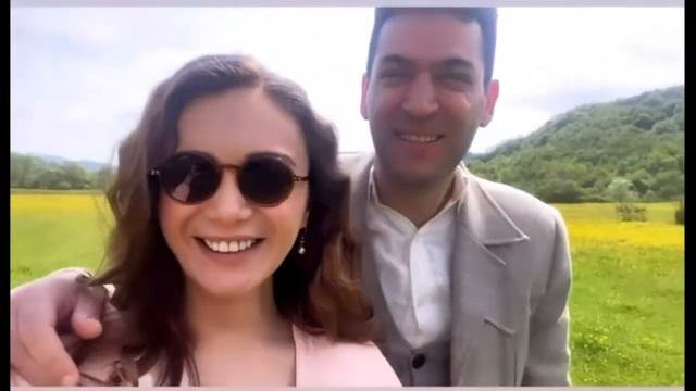 Мурат Йылдырым и Дамла Сонмез веселые моменты за кадром сериала Азиз смотреть онлайн