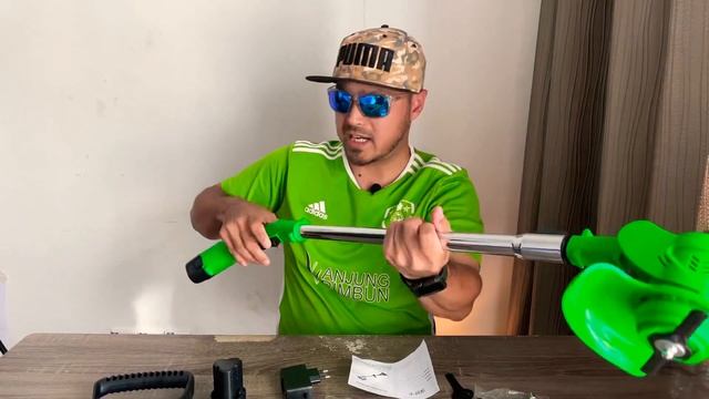 UNBOXING CORDLESS GRASS TRIMMER | Shopee #cordless #shopee