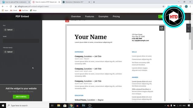 How to Add PDF File in Elementor (Simple) смотреть онлайн