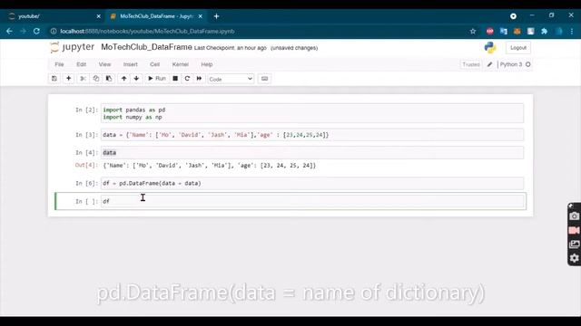 How to create a pandas DataFrame смотреть онлайн