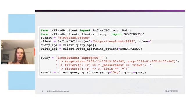 Facebook Prophet and TimeSeries Databases - Anais Dotis-Georgiou смотреть онлайн
