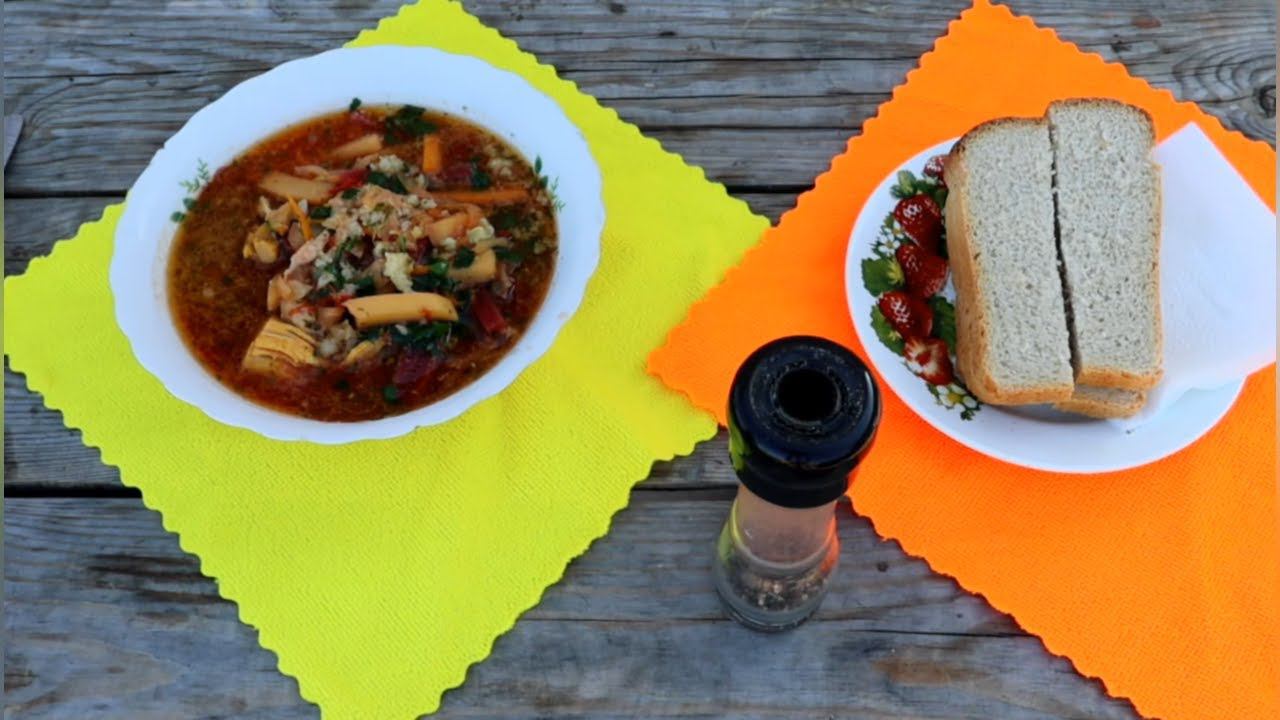 Борщ в казане по деревенски В комментариях не нуждается Наваристый и ароматный смотреть онлайн