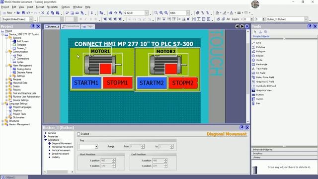 How to transfer HMI MP 277 connect with PLC S7-300 by using MPI USB cable and WinCC Flexible 2008 смотреть онлайн