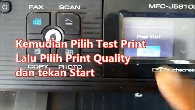 Cara Cleaning Printer Brother MFC-J5910DW смотреть онлайн