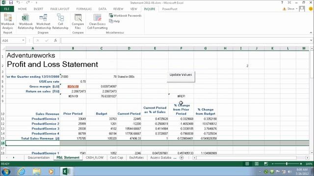 Excel 2013 Inquire Compare Files смотреть онлайн