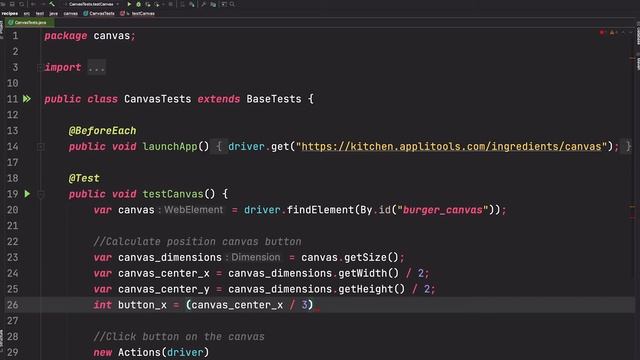 Verifying and Interacting with Canvas Elements in Selenium - Test Automation Cookbook смотреть онлайн