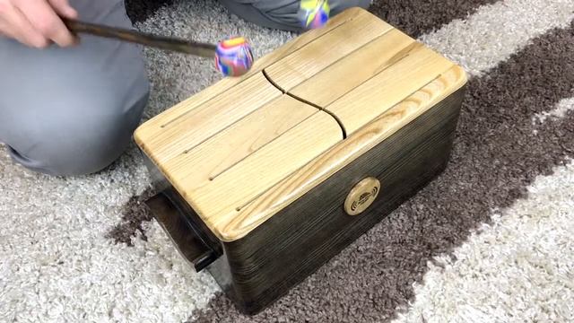 How to play on instruments by Noisy Wood : bongo - cajon , tongue drum , quadro shaker & rain stick смотреть онлайн