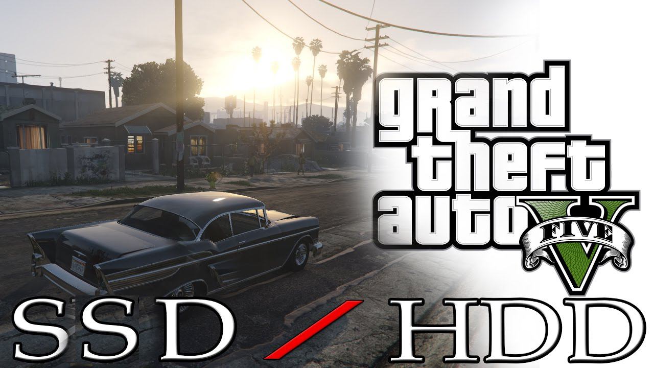 SSD kingston uv300 vs HDD ST1000DM003 in GTA5 смотреть онлайн