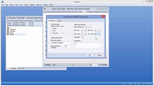 Automatic ARIMA Forecasting смотреть онлайн