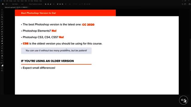 How to Choose The Right Photoshop Version - Photoshop Training Part 1 смотреть онлайн