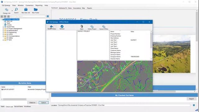12d Synergy - Offline Data Mode смотреть онлайн