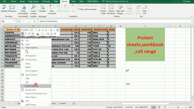 Basic excel part 5-Protect Sheet,Cell range,workbook смотреть онлайн