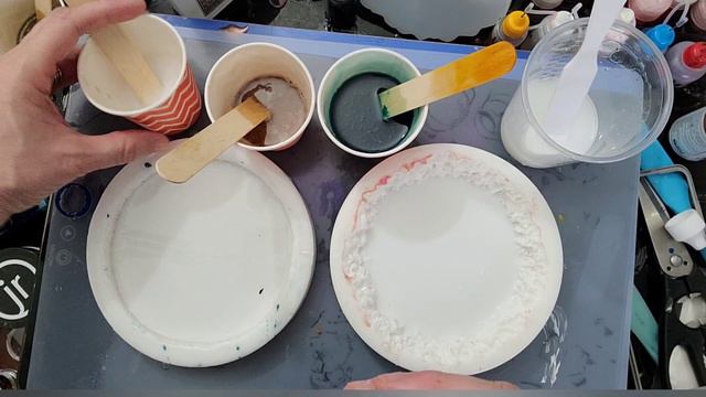 Twist To Larimar RESIN Technique With METALLIC GOLD? #diycrafts #epoxyresin #resinartist