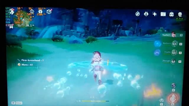 Genshin Impact 2.2 Quick Test on i5-7200U + Nvidia 940MX смотреть онлайн