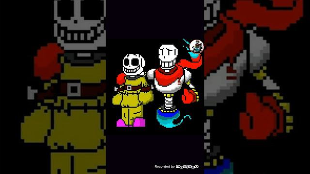 Pixel art de Asylumtale Sans y papyrus, para: Unicornio Imbecil смотреть онлайн