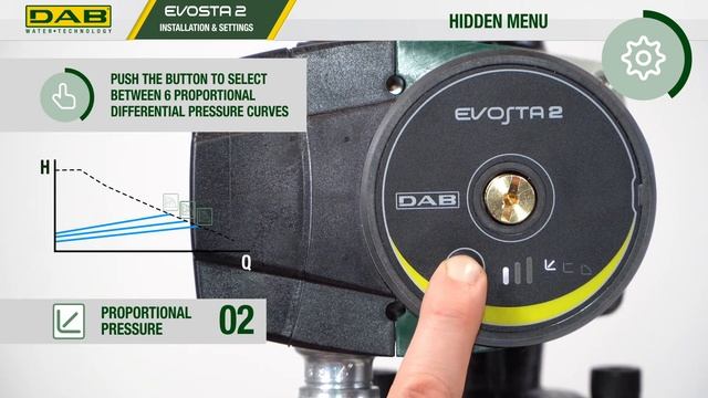 DAB Pumps Evosta 2 Hidden Menu смотреть онлайн