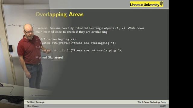Javaprogrammering - Föreläsning 08 - Klassdesign смотреть онлайн