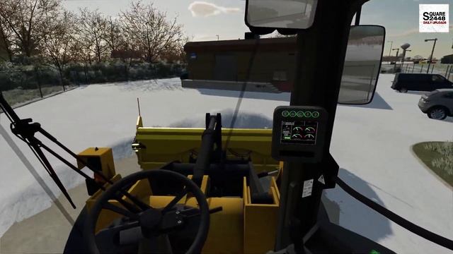 Loader With Metal Pless Plowing BIG Parking Lot! | Farming Simulator 22 смотреть онлайн