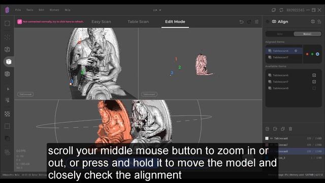 Manually Align Multiple Scans | JMStudio Tutorials смотреть онлайн