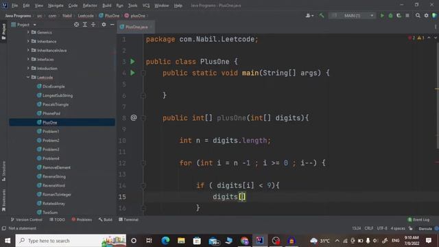 plus one java solution || java tutorial смотреть онлайн