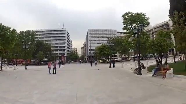 На площади Синтагма (Конституции). GoPro HD смотреть онлайн