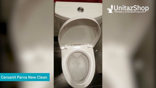 Тест смыва унитаза Cersanit Parva New Clean / UnitazShop - унитазы с установкой Под Ключ смотреть онлайн