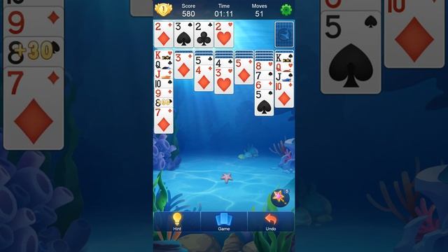 Solitaire fish - Classic Klondike - Card game смотреть онлайн