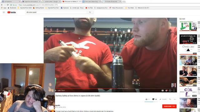 Mech Mod Safety feat. .05 Ohm Nichrome Build смотреть онлайн