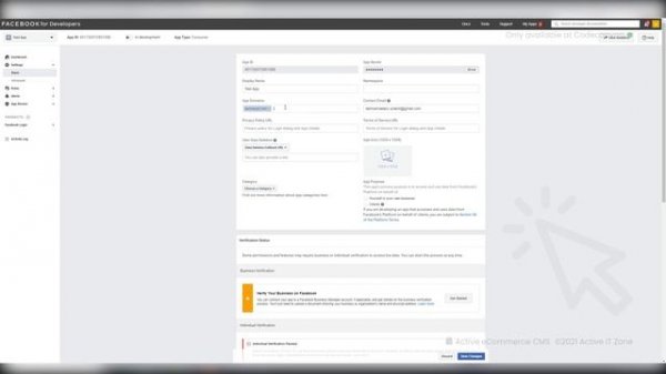 How to Configure Facebook login API | Active eCommerce CMS | Best php shopping cart script