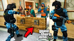 ОМОН ШТУРМУЕТ БАНК С ГРАБИТЕЛЯМИ В ГТА 5 МОДЫ! ОГРАБЛЕНИЕ ОБЗОР МОДА В GTA 5! ИГРЫ ВИДЕО MODS