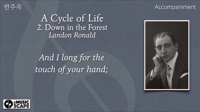 L. Ronald, “A Cycle of Life, No.2. Down in the Forest” E Major Piano Accompaniment смотреть онлайн