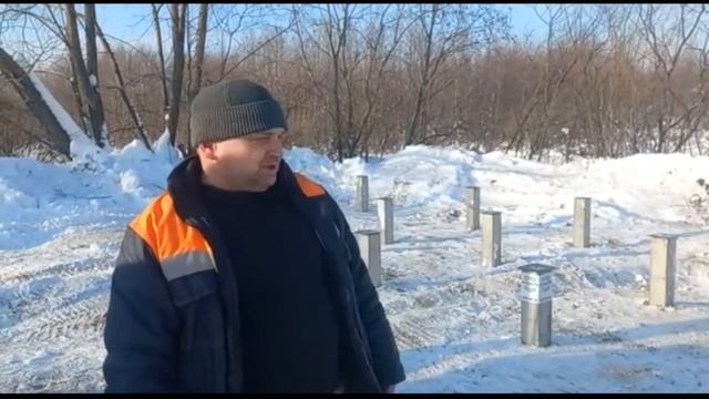 Фундамент для бани на ж/б сваях. Отзыв Заказчика о работе СК "Основание" смотреть онлайн