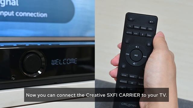 Connecting the Creative SXFI CARRIER to your TV смотреть онлайн