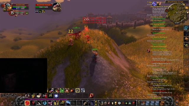 WoW: Wrath of the Lich King Classic - Hammerfall Arathi Highlands Questing! смотреть онлайн