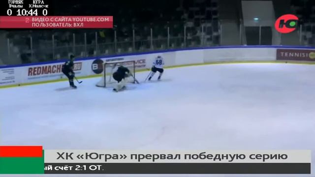 ХК «Югра» прервал победную серию