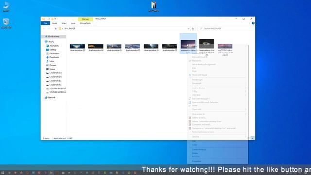 How To Extend or Span Your Wallpaper Across Dual Monitors [Windows] смотреть онлайн