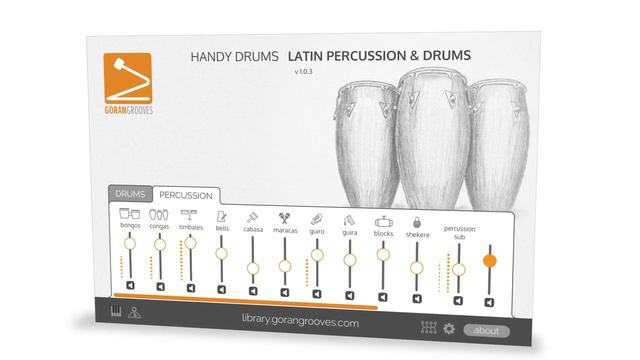 GoranGrooves Handy Drums- LATIN PERCUSSION & DRUMS смотреть онлайн