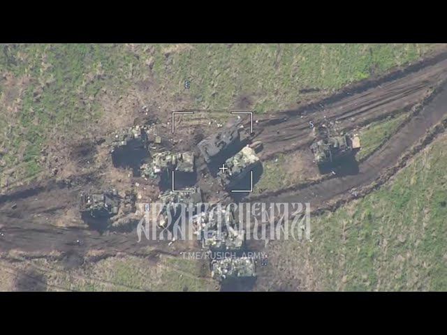 Массовый "геноцид" натовских "Бредли" и "Леопардов". смотреть онлайн
