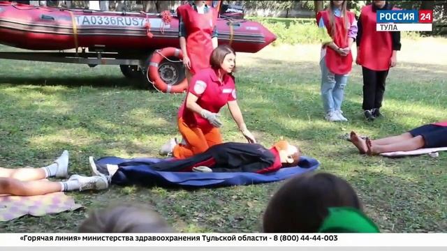 Сотрудники ГИМС и ВОСВОД провели занятие с детьми смотреть онлайн