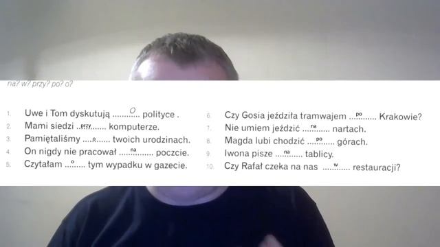 Урок польского языка (предлоги) смотреть онлайн