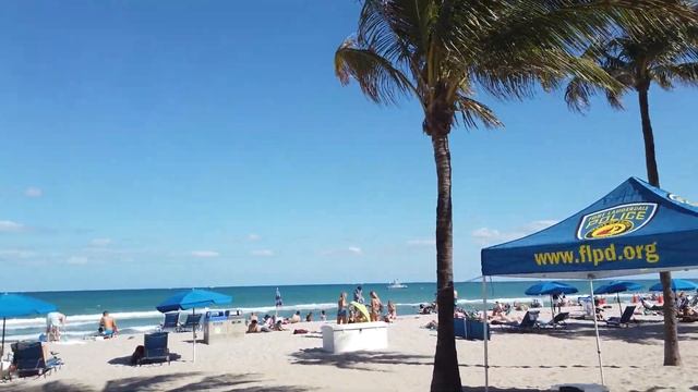 4K Fort Lauderdale Beach Spring Break Beach Walk 2021 смотреть онлайн