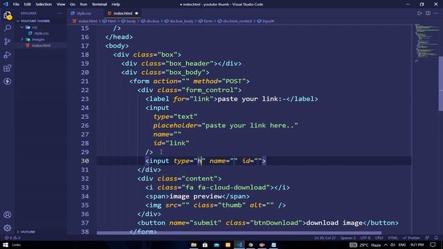 Youtube Download Thumbnail App || Part-2 || PHP || EXCELLENT CODE WITH AJ смотреть онлайн