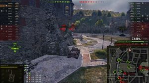 т34\100 классный танк 7 уровня