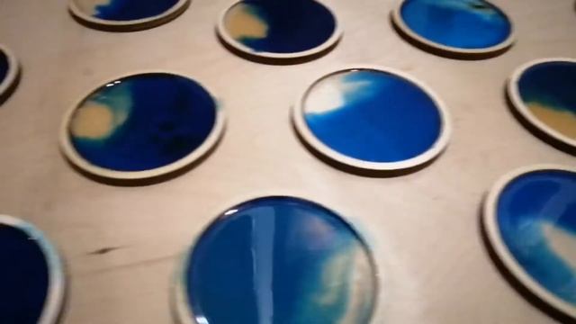 Подставки под горячее из ЭБОКСИДНОЙ СМОЛЫ / ResinArt