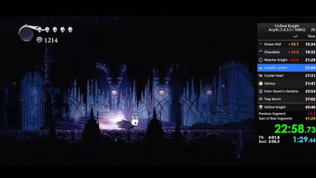 Hollow Knight Any% NMG 1.5.78 in 43:04 смотреть онлайн