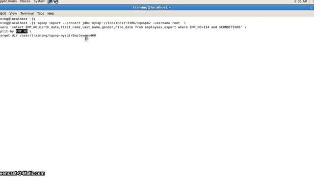Scoop commands RDBMS to HDFS command conversions смотреть онлайн